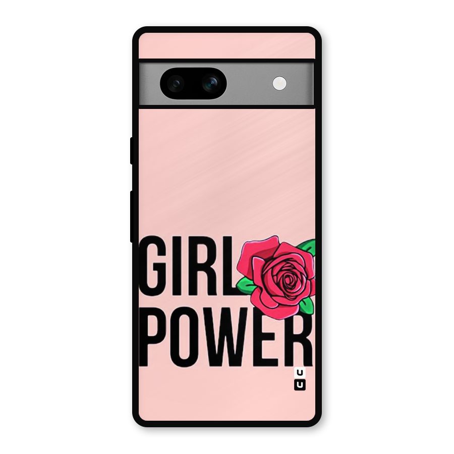 Girl Power Metal Back Case for Google Pixel 7a