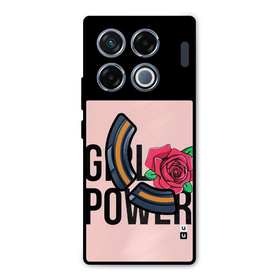 Girl Power Metal Back Case for Infinix GT 20 Pro