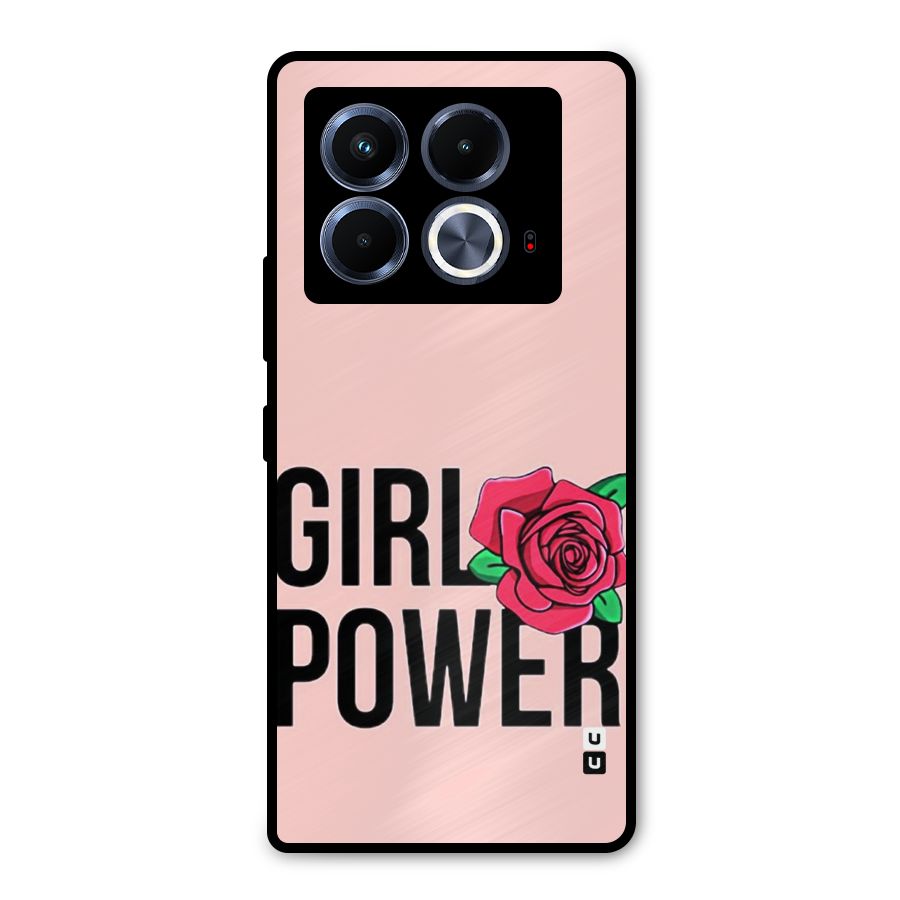 Girl Power Metal Back Case for Infinix Note 40 5G