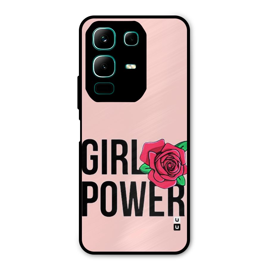 Girl Power Metal Back Case for Infinix Note 50x