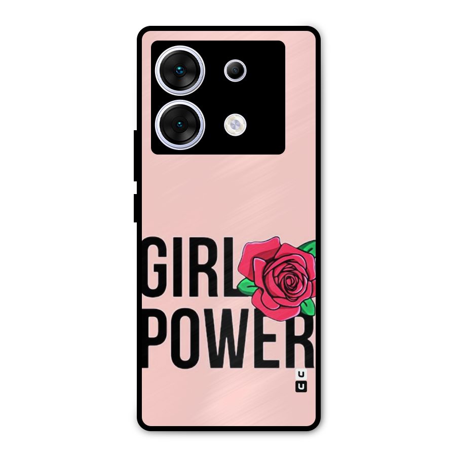 Girl Power Metal Back Case for Infinix Zero 30 5G