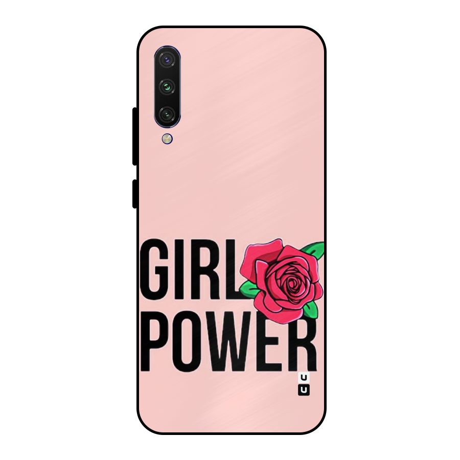 Girl Power Metal Back Case for Mi A3