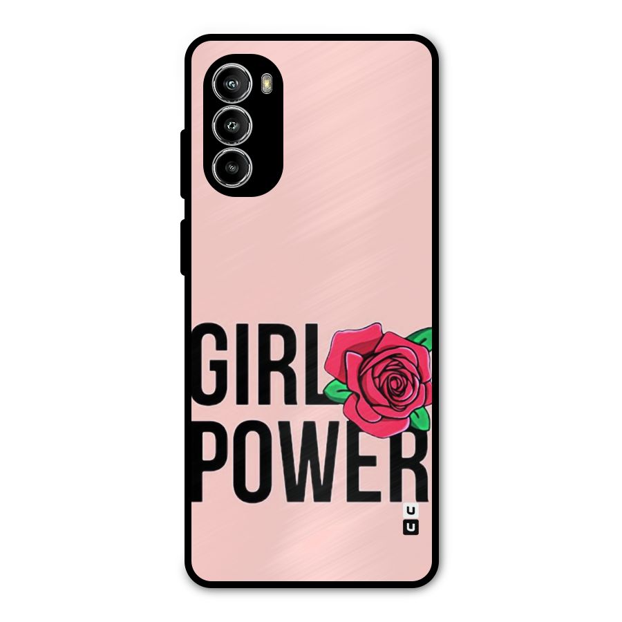 Girl Power Metal Back Case for Moto G52