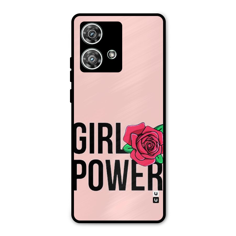 Girl Power Metal Back Case for Motorola Edge 40 Neo