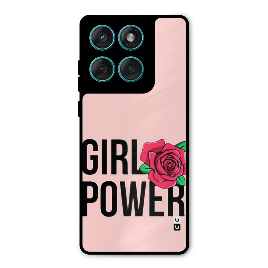 Girl Power Metal Back Case for Motorola Edge 60