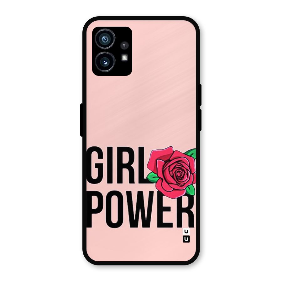 Girl Power Metal Back Case for Nothing Phone 1