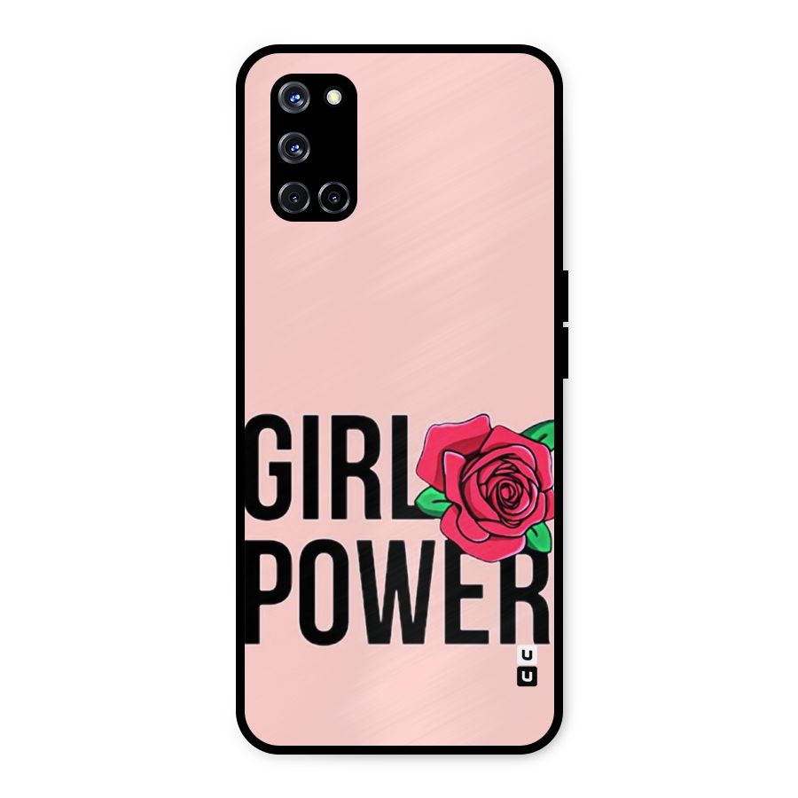 Girl Power Metal Back Case for Oppo A52