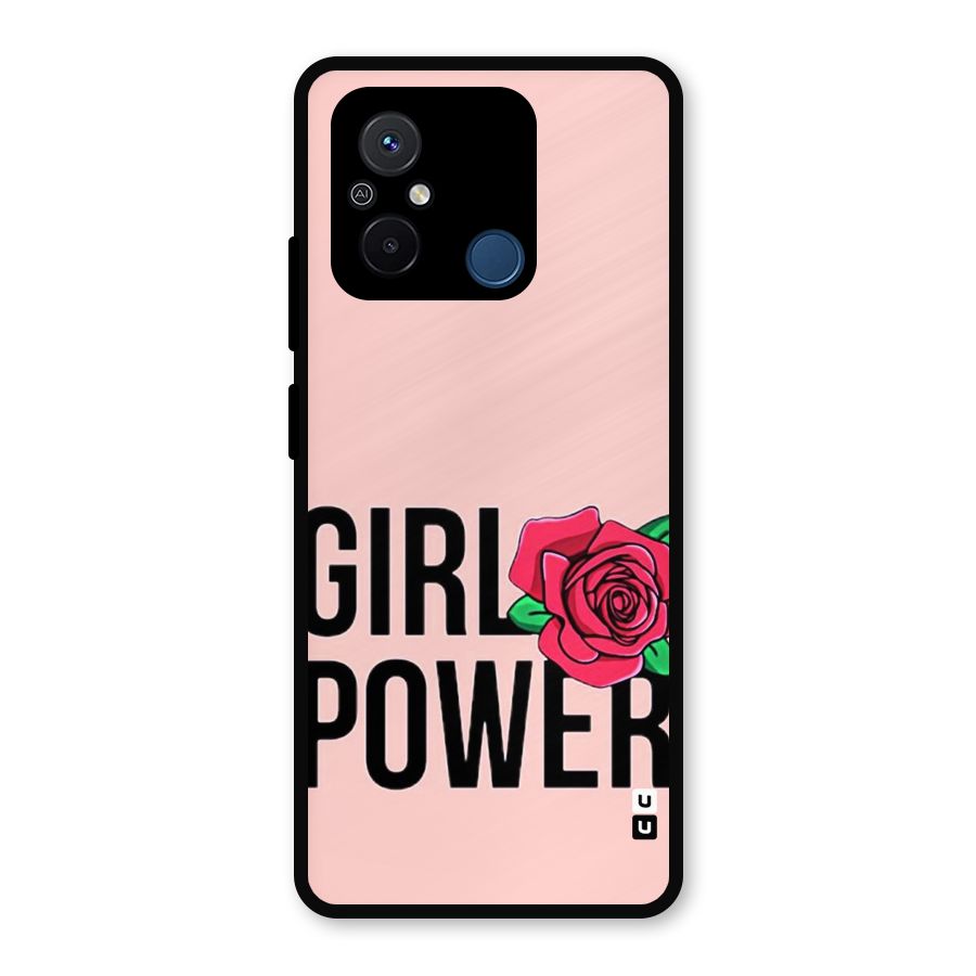Girl Power Metal Back Case for Poco C55
