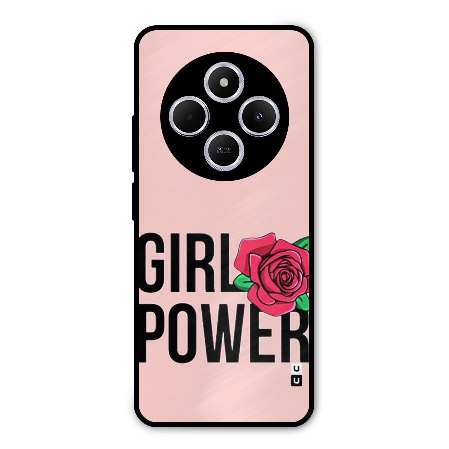 Girl Power Metal Back Case for Poco C75 5G