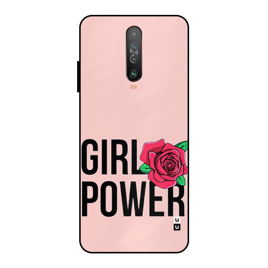 Girl Power Metal Back Case for Poco X2