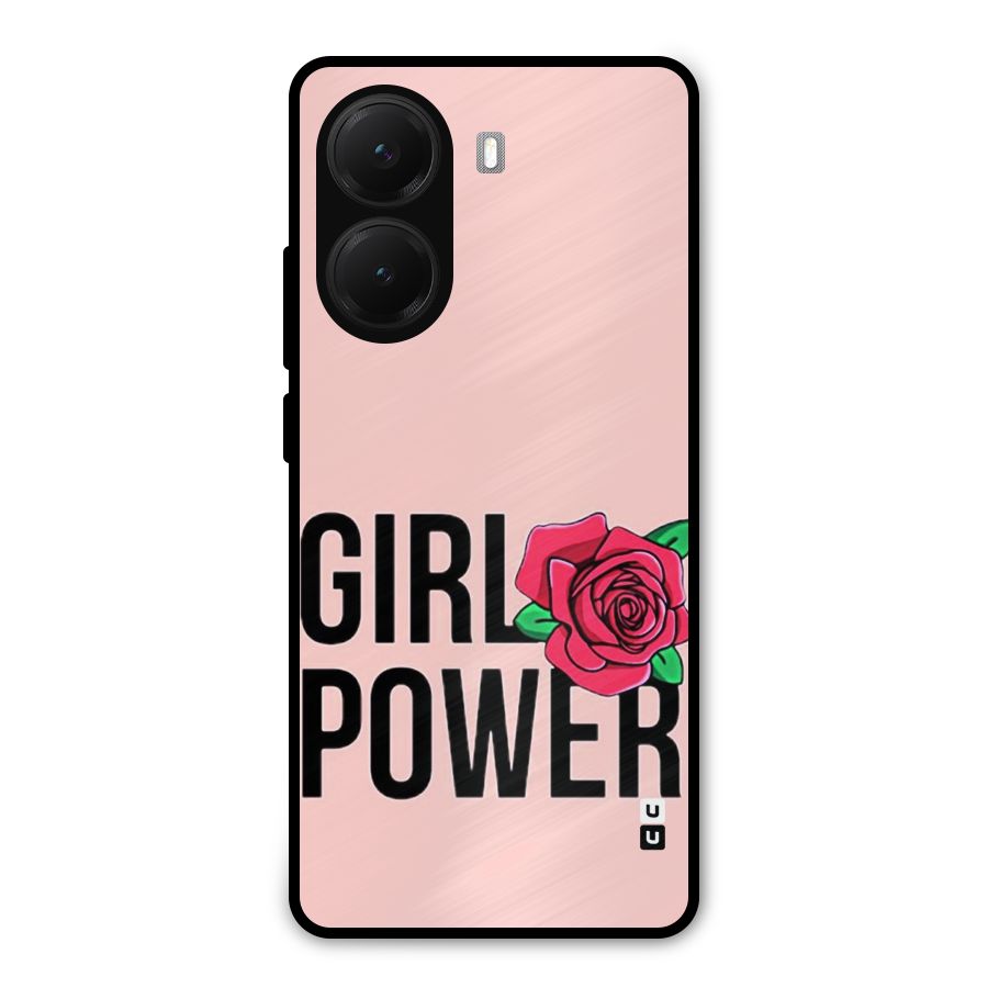 Girl Power Metal Back Case for Poco X7 Pro