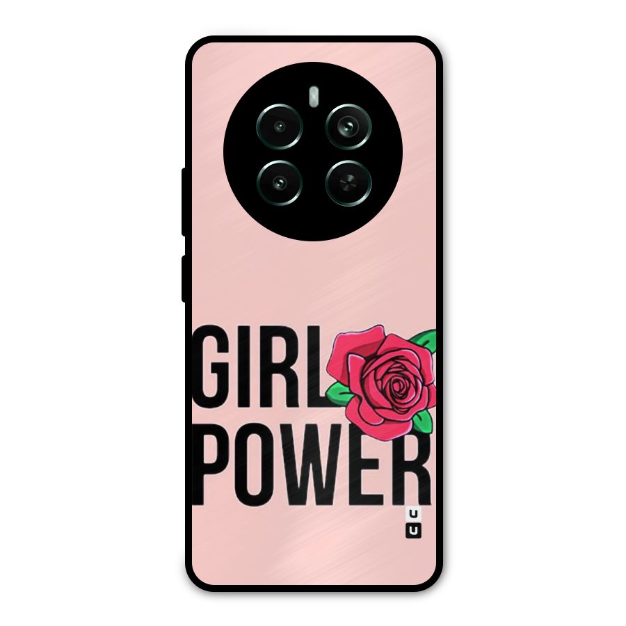 Girl Power Metal Back Case for Realme 12 Pro Plus
