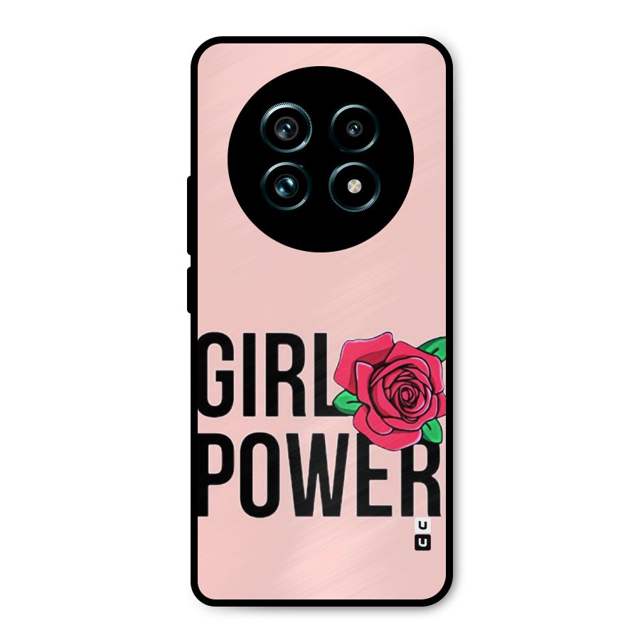 Girl Power Metal Back Case for Realme 13 Pro Plus