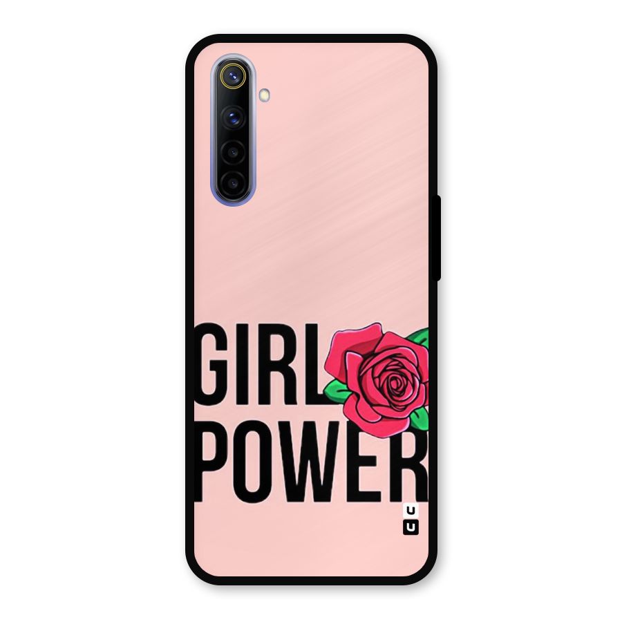 Girl Power Metal Back Case for Realme 6i