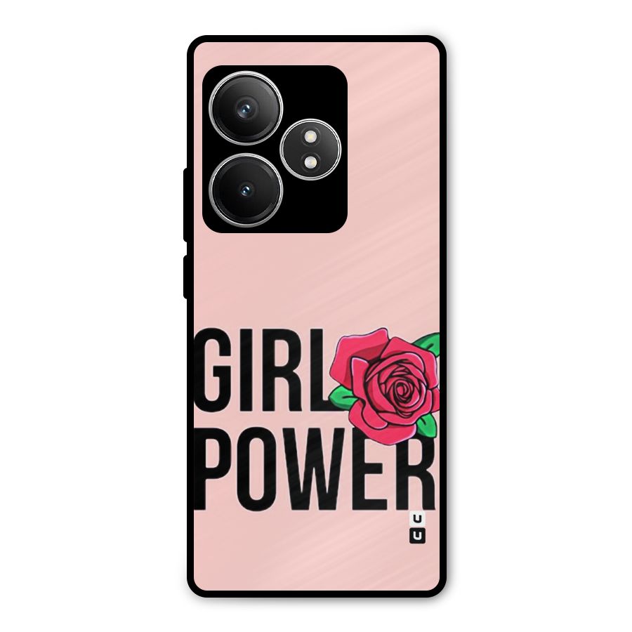 Girl Power Metal Back Case for Realme GT 6T