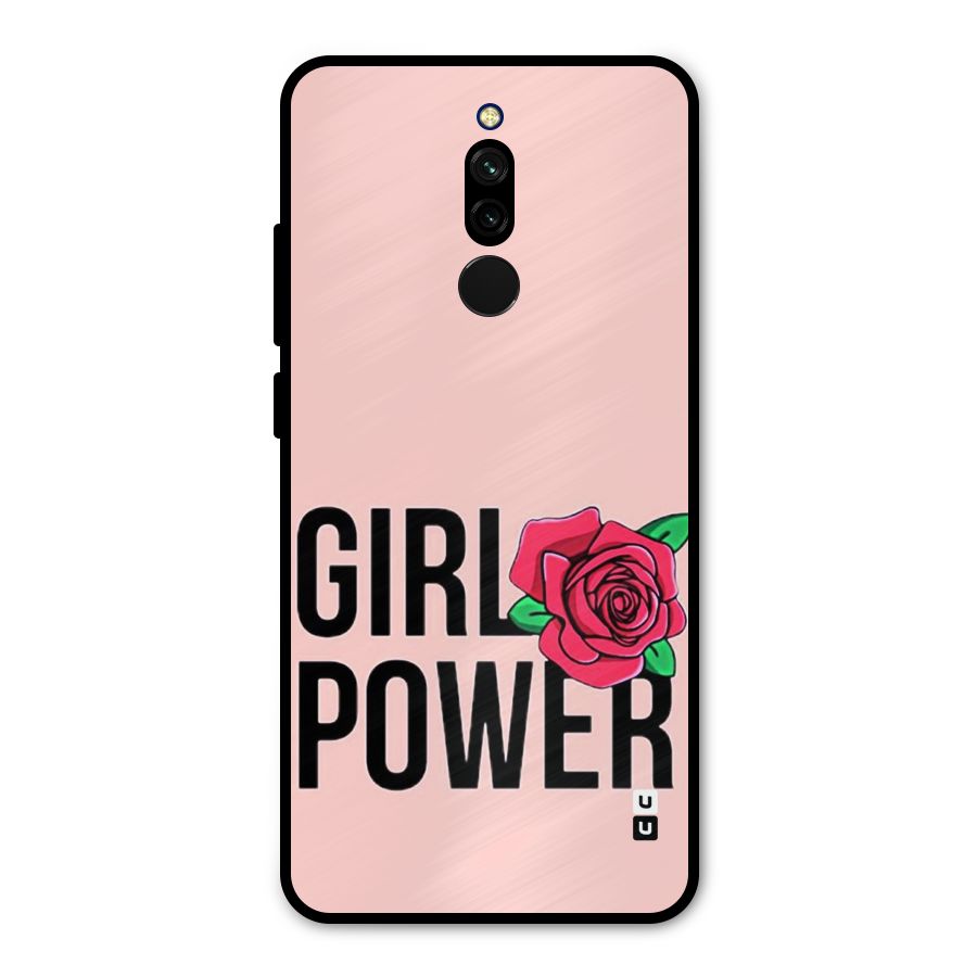 Girl Power Metal Back Case for Redmi 8