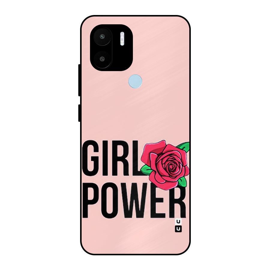 Girl Power Metal Back Case for Redmi A1+