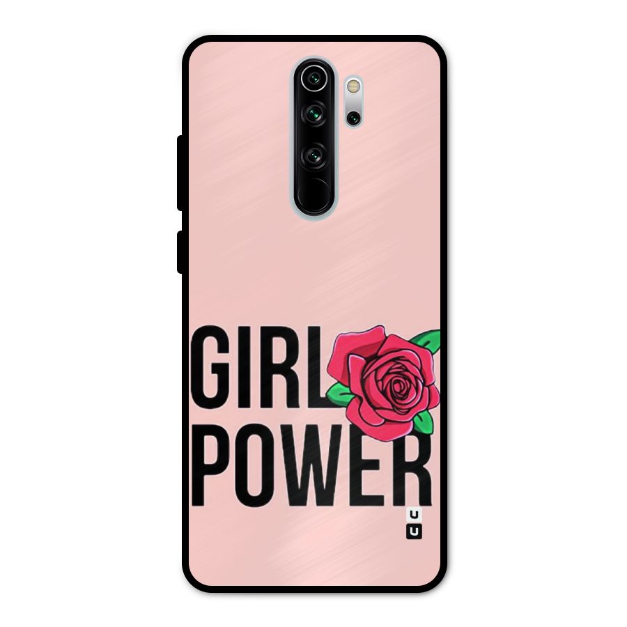Girl Power Metal Back Case for Redmi Note 8 Pro