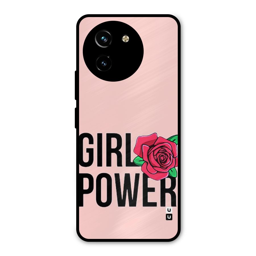 Girl Power Metal Back Case for Vivo T3x
