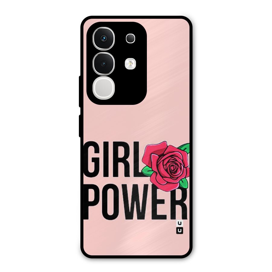 Girl Power Metal Back Case for Vivo T4x