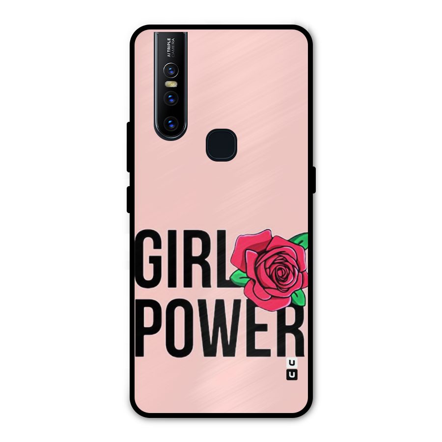 Girl Power Metal Back Case for Vivo V15