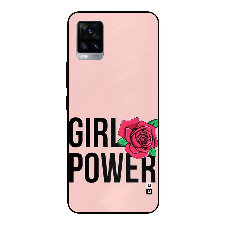 Girl Power Metal Back Case for Vivo V20 2021