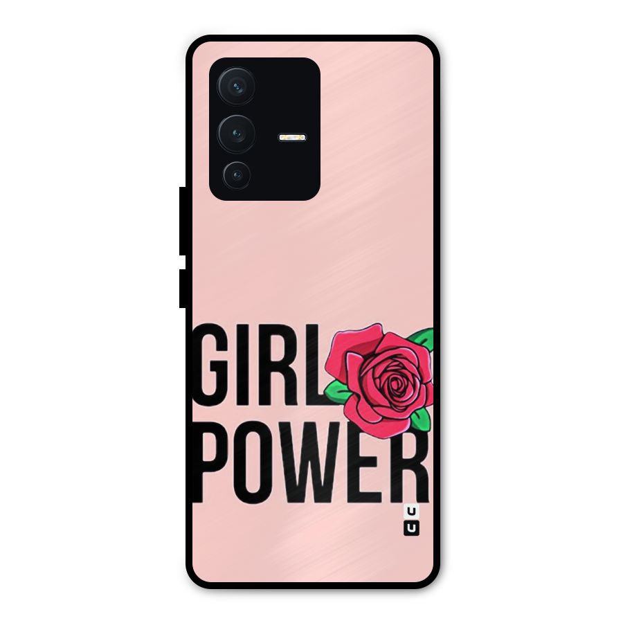Girl Power Metal Back Case for Vivo V23 Pro