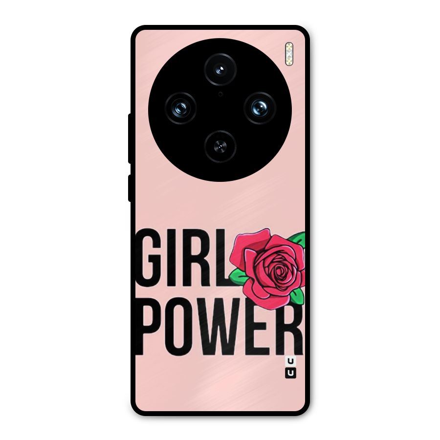Girl Power Metal Back Case for Vivo X100 Pro