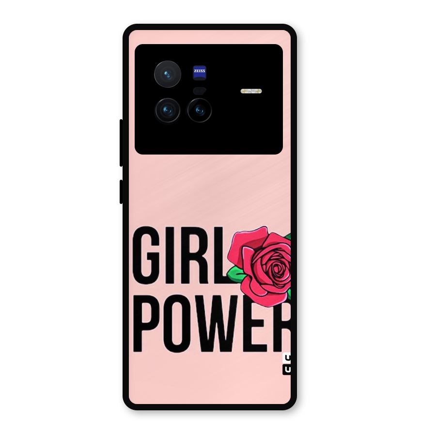 Girl Power Metal Back Case for Vivo X80