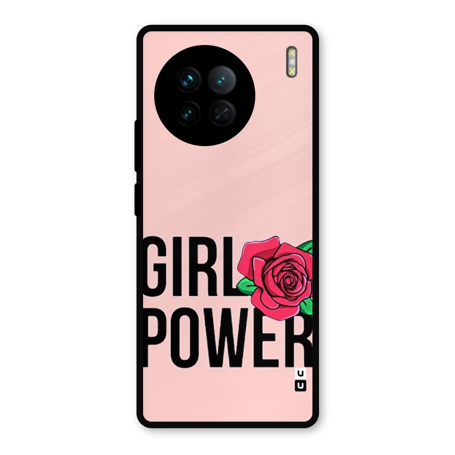 Girl Power Metal Back Case for Vivo X90