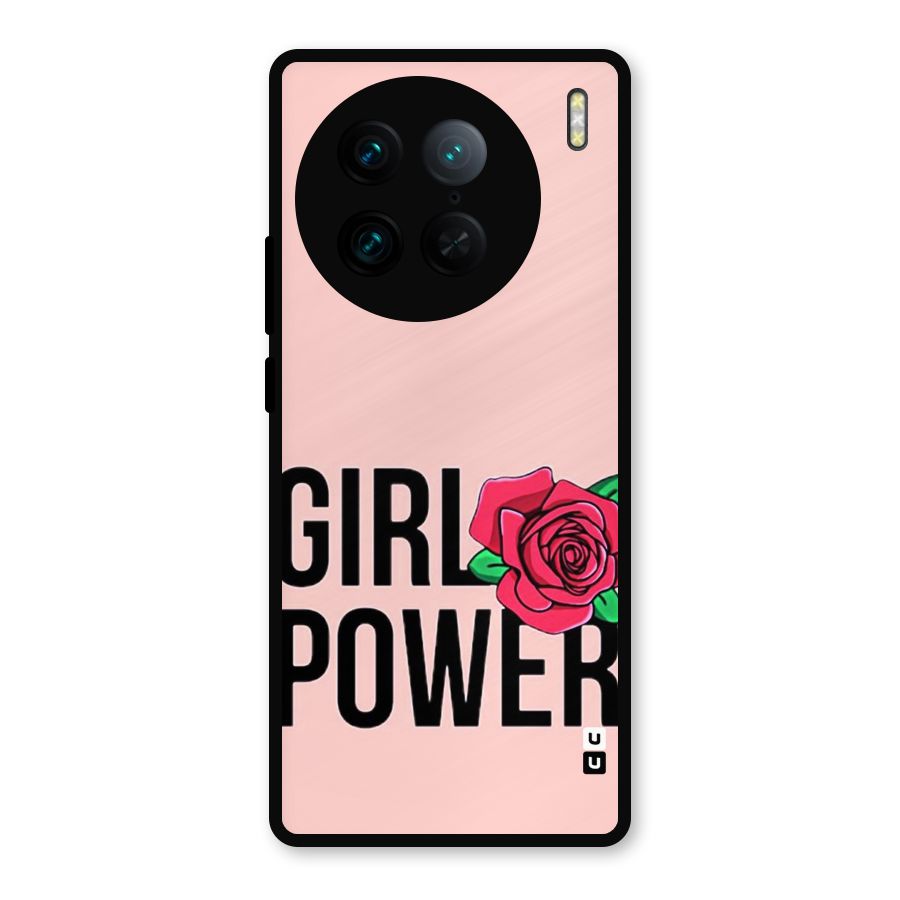 Girl Power Metal Back Case for Vivo X90 Pro