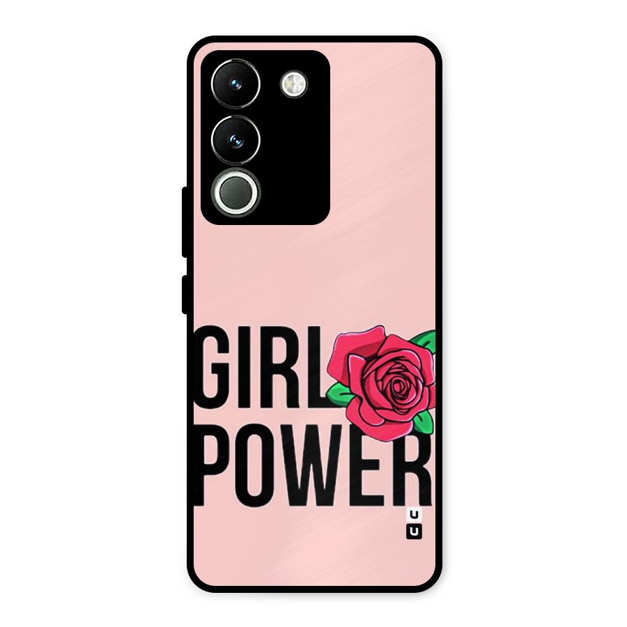 Girl Power Metal Back Case for Vivo Y200