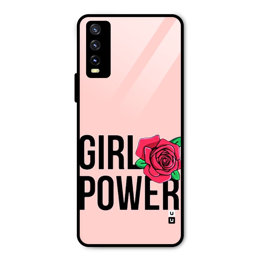 Girl Power Metal Back Case for Vivo Y20 2021