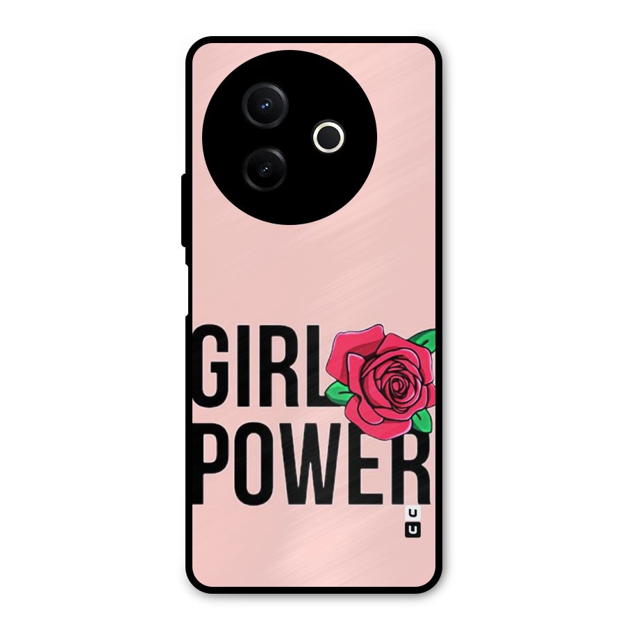 Girl Power Metal Back Case for Vivo Y39