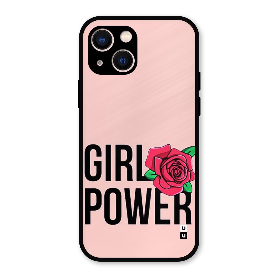 Girl Power Metal Back Case for iPhone 13