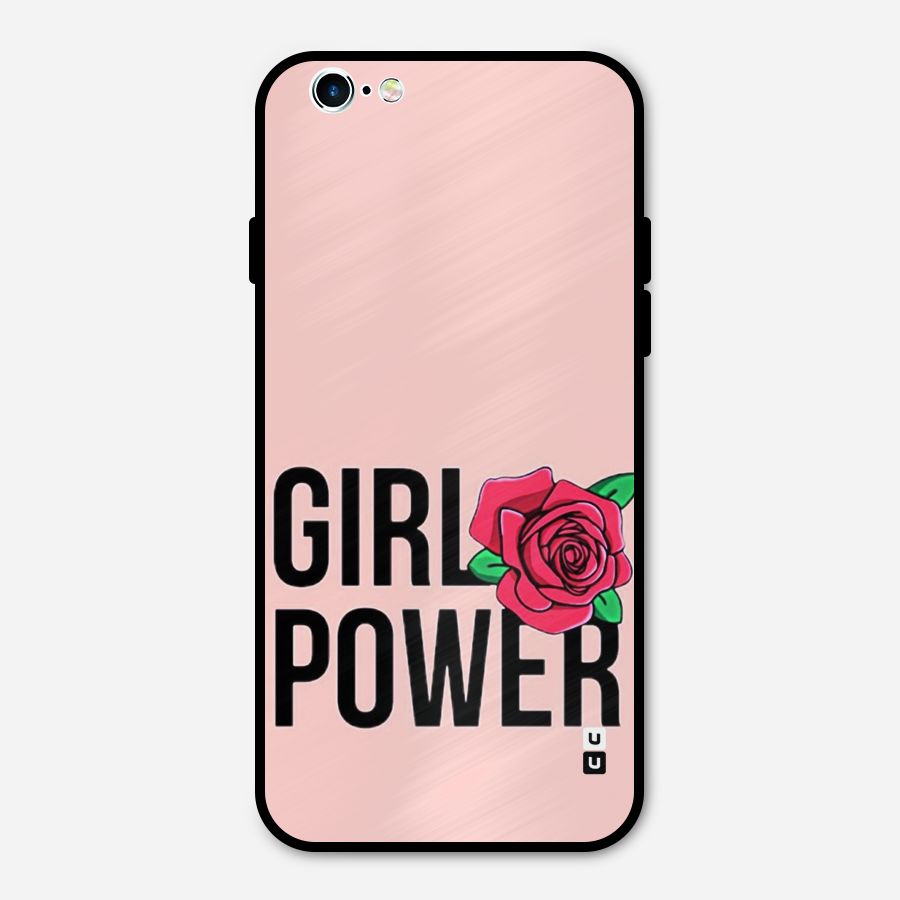 Girl Power Metal Back Case for iPhone 6 6s