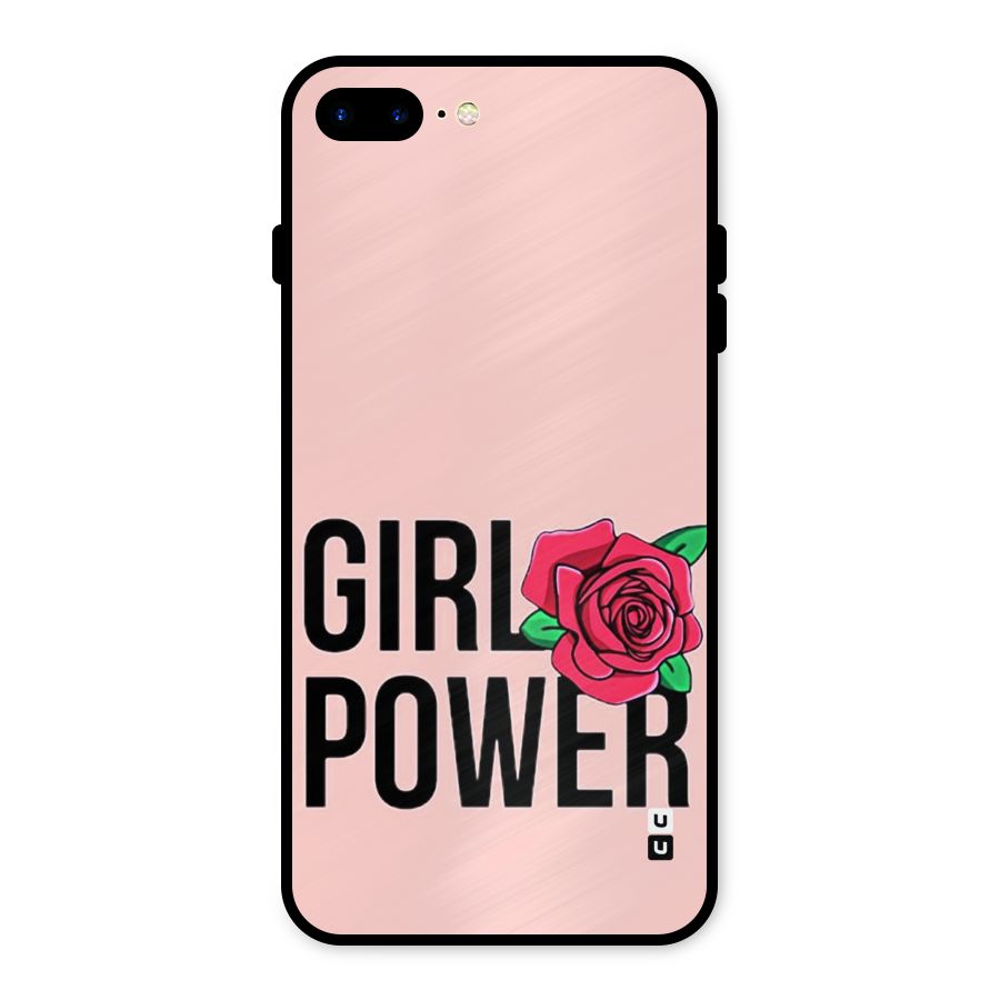 Girl Power Metal Back Case for iPhone 8 Plus