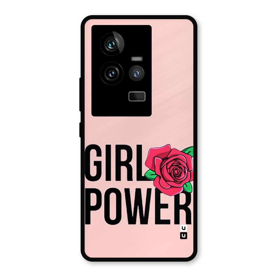 Girl Power Metal Back Case for iQOO 11 5G