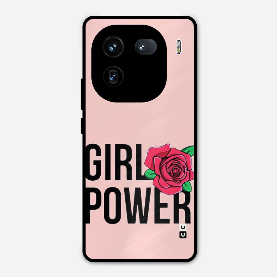 Girl Power Metal Back Case for iQOO 12