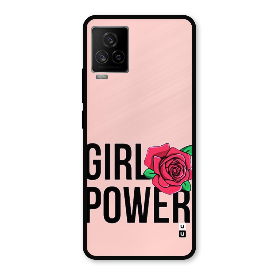 Girl Power Metal Back Case for iQOO 7 Legend 5G
