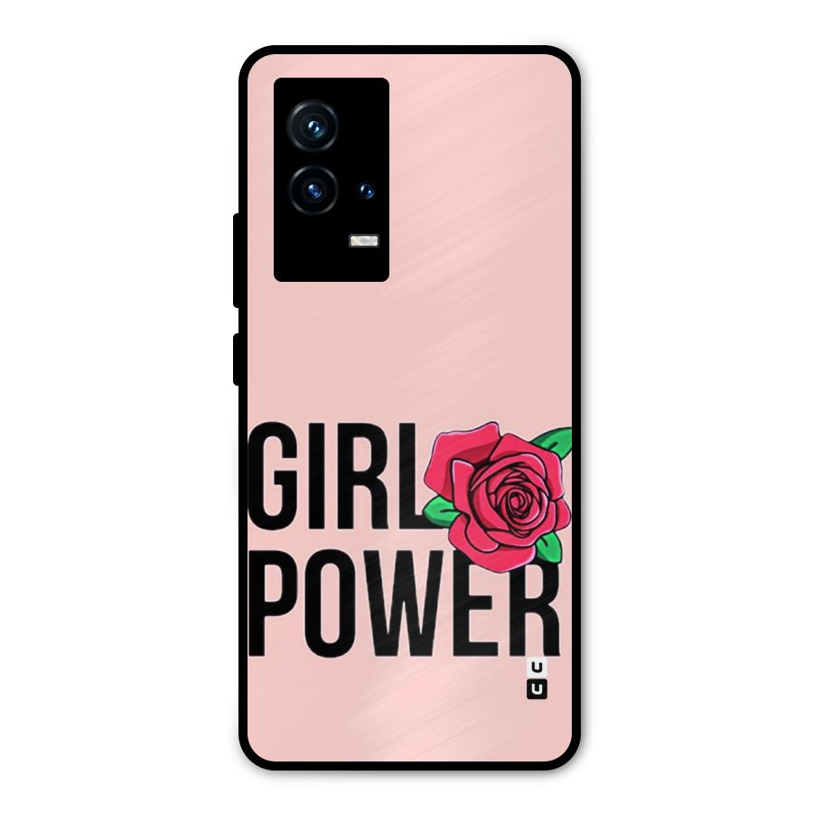 Girl Power Metal Back Case for iQOO 9 5G