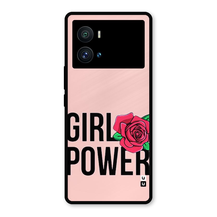 Girl Power Metal Back Case for iQOO 9 Pro