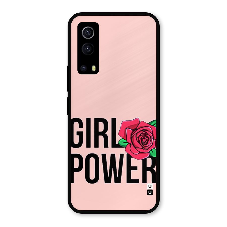 Girl Power Metal Back Case for iQOO Z3