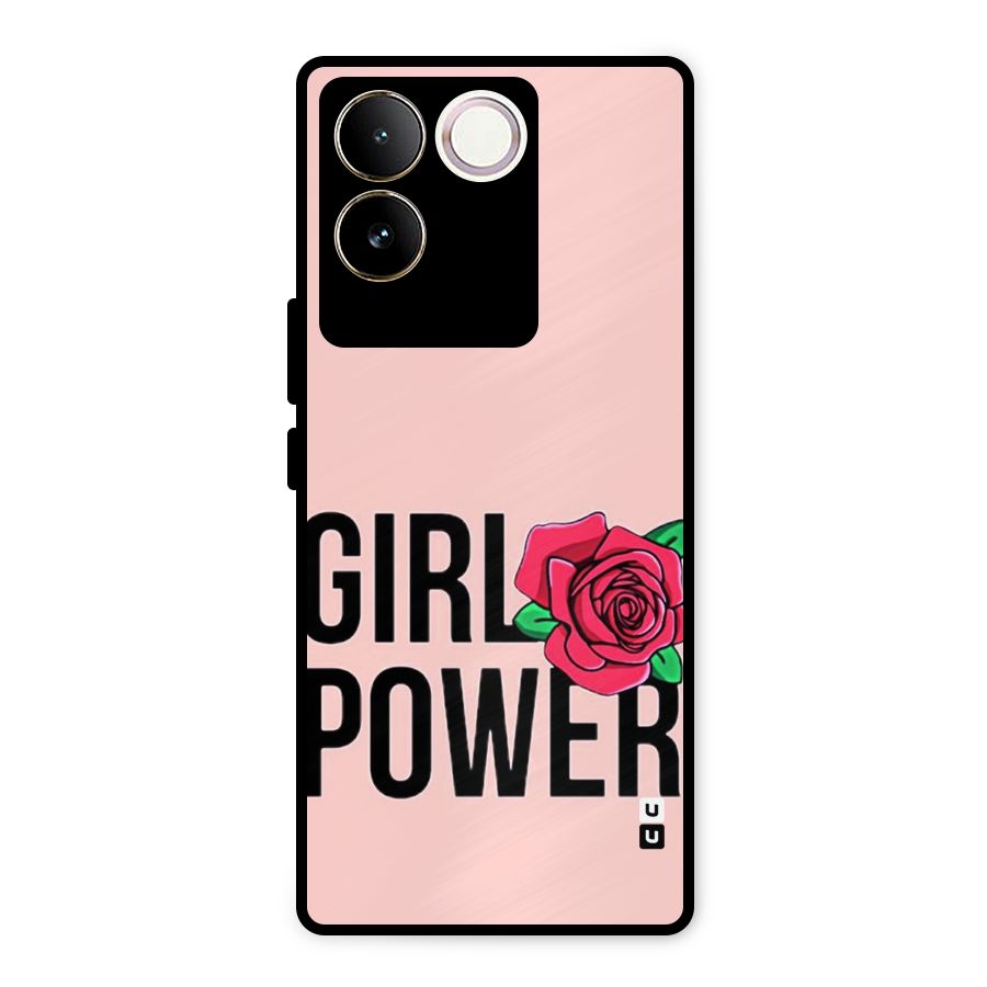 Girl Power Metal Back Case for iQOO Z7 Pro