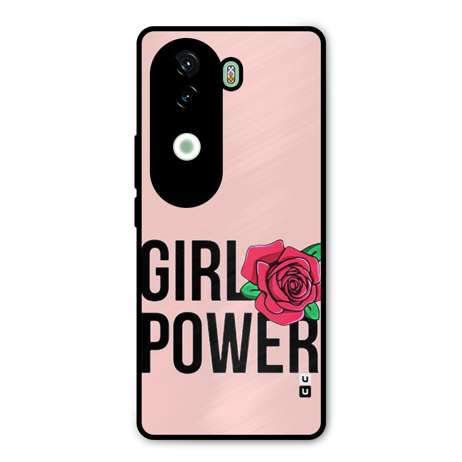 Girl Power Metal Back Case for iQOO Z9s
