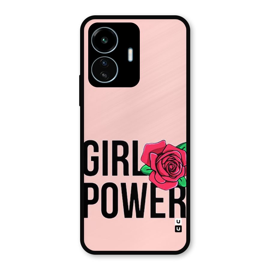 Girl Power Metal Back Case for vivo iQOO Z6 Lite 5G