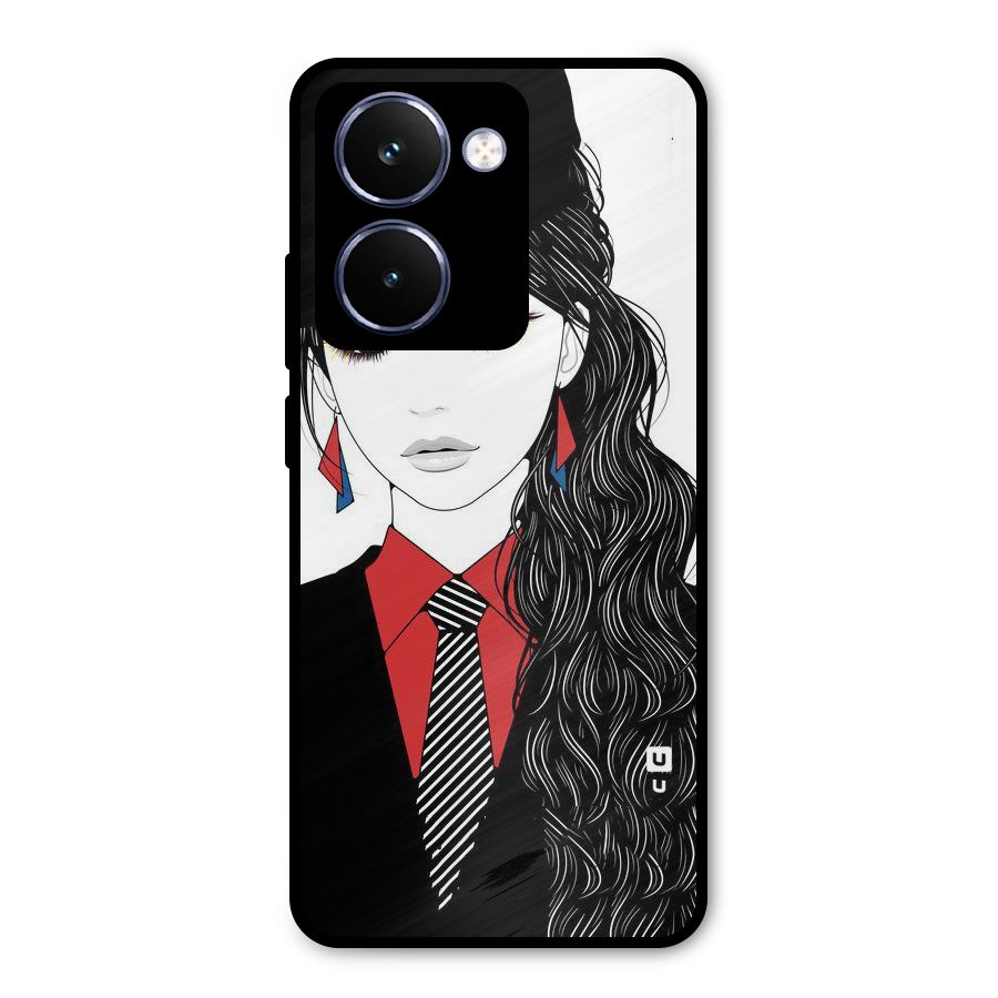 Girl Tie Metal Back Case for Realme P3 Ultra
