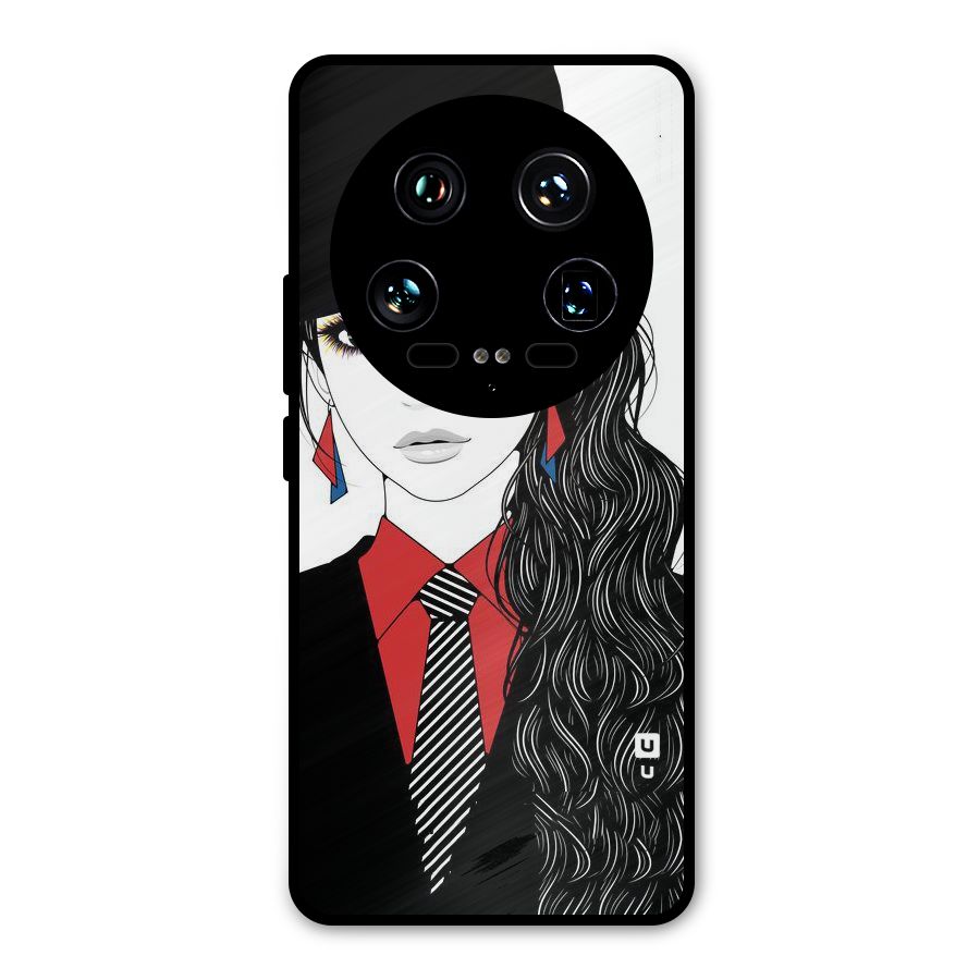 Girl Tie Metal Back Case for Xiaomi 14 Ultra