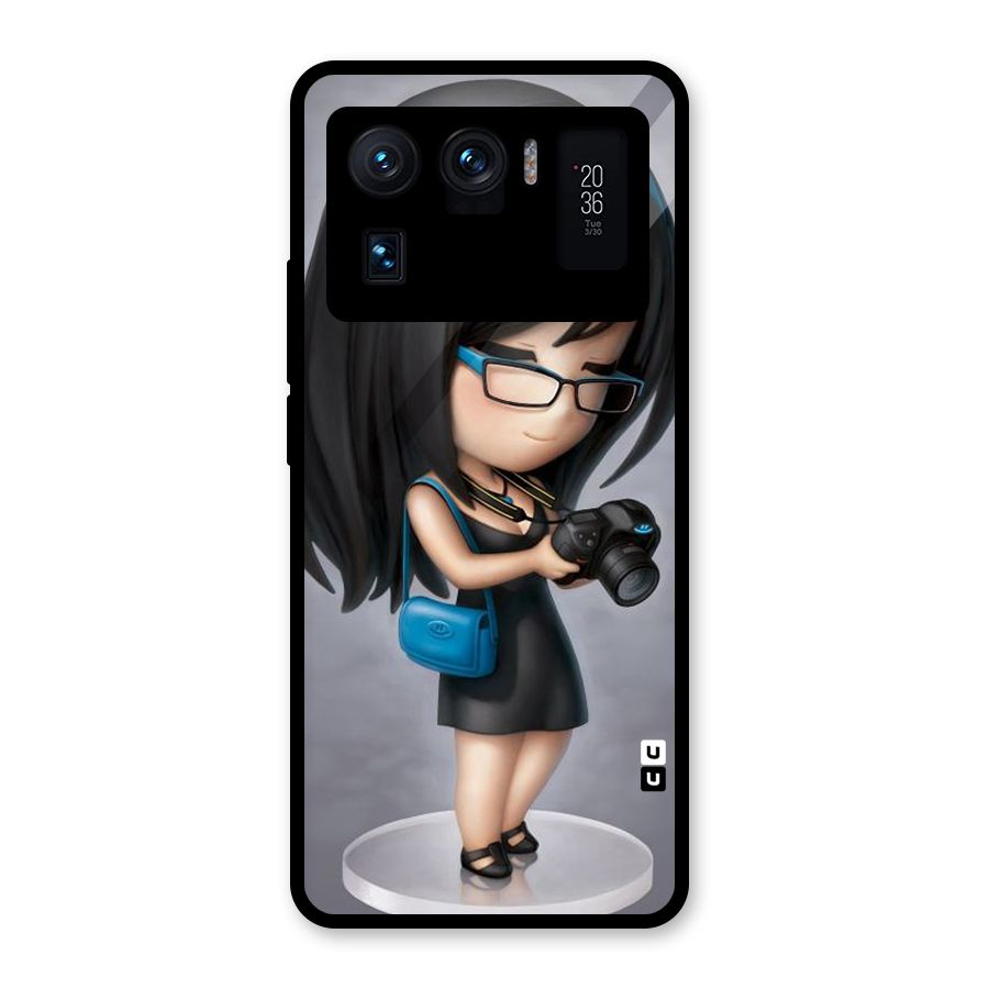 Girl With Camera Glass Back Case for Mi 11 Ultra