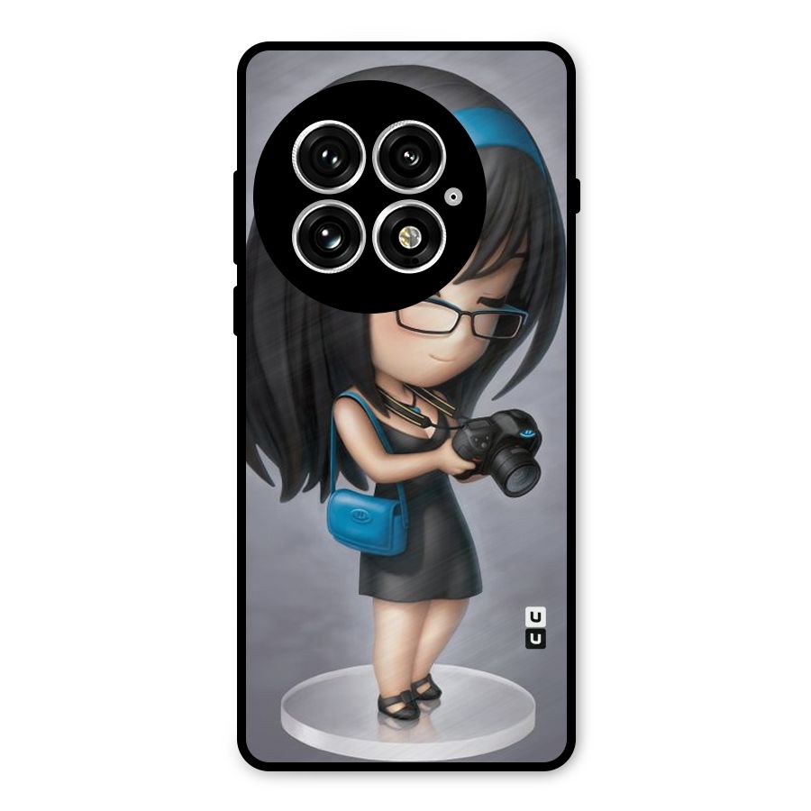 Girl With Camera Metal Back Case for OnePlus 13